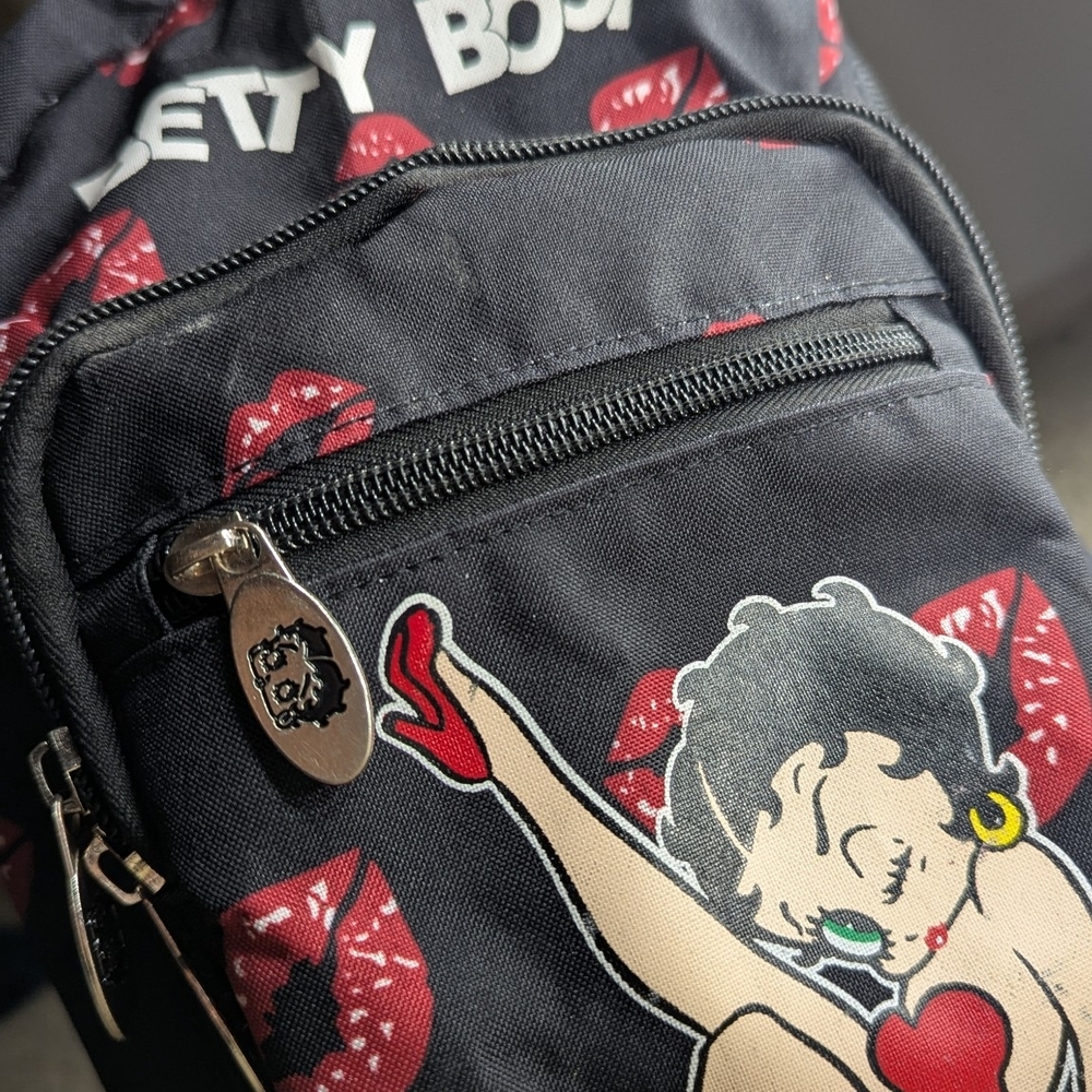 Betty Boop Black Backpack
